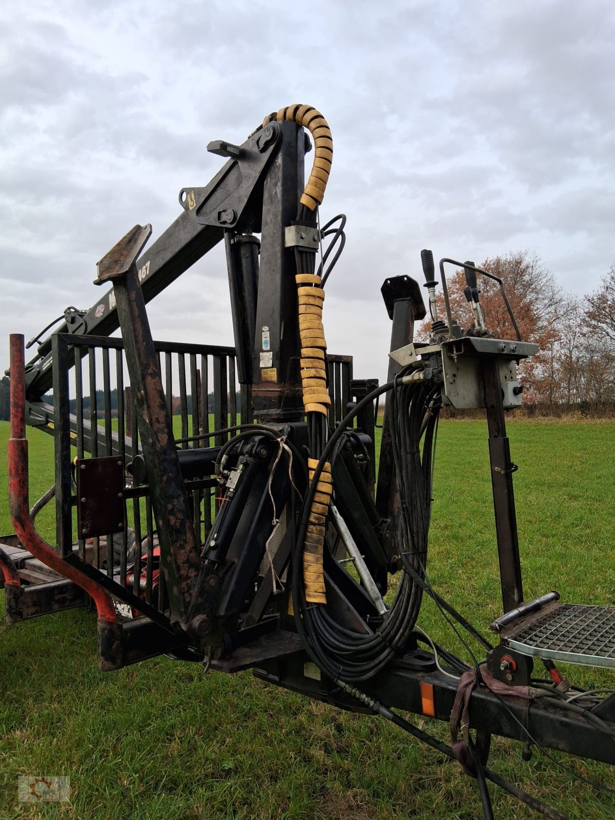 Rückewagen & Rückeanhänger типа Nokka MV 91 Rückewagen HK 3467 Kran Eigenölversorgung, Gebrauchtmaschine в Tiefenbach (Фотография 8)