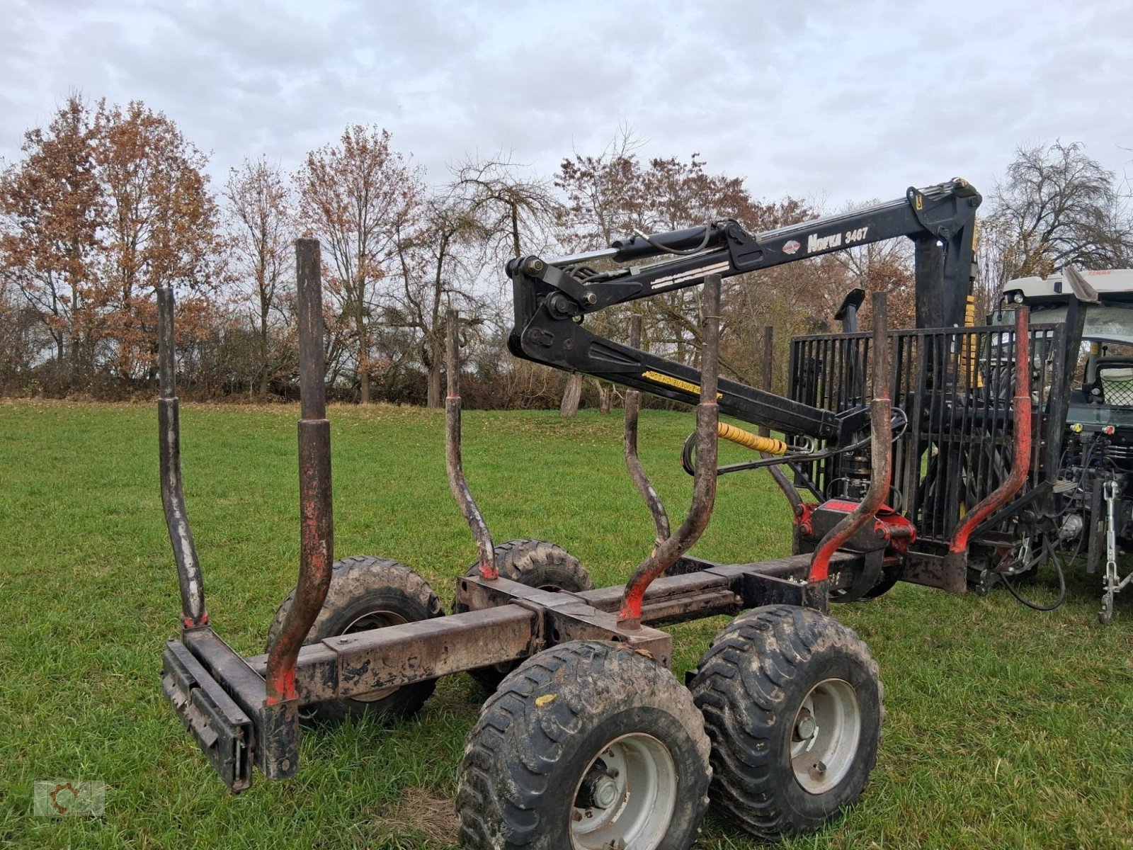 Rückewagen & Rückeanhänger типа Nokka MV 91 Rückewagen HK 3467 Kran Eigenölversorgung, Gebrauchtmaschine в Tiefenbach (Фотография 9)