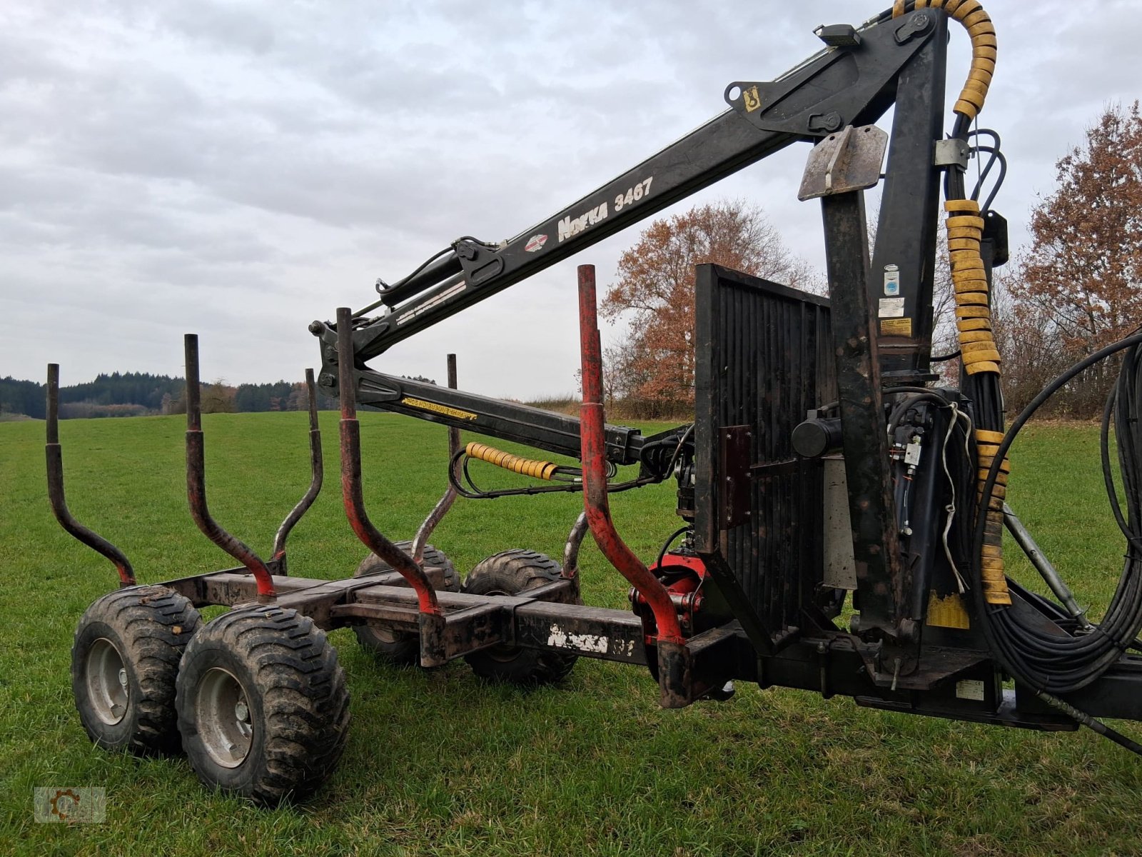 Rückewagen & Rückeanhänger типа Nokka MV 91 Rückewagen HK 3467 Kran Eigenölversorgung, Gebrauchtmaschine в Tiefenbach (Фотография 10)