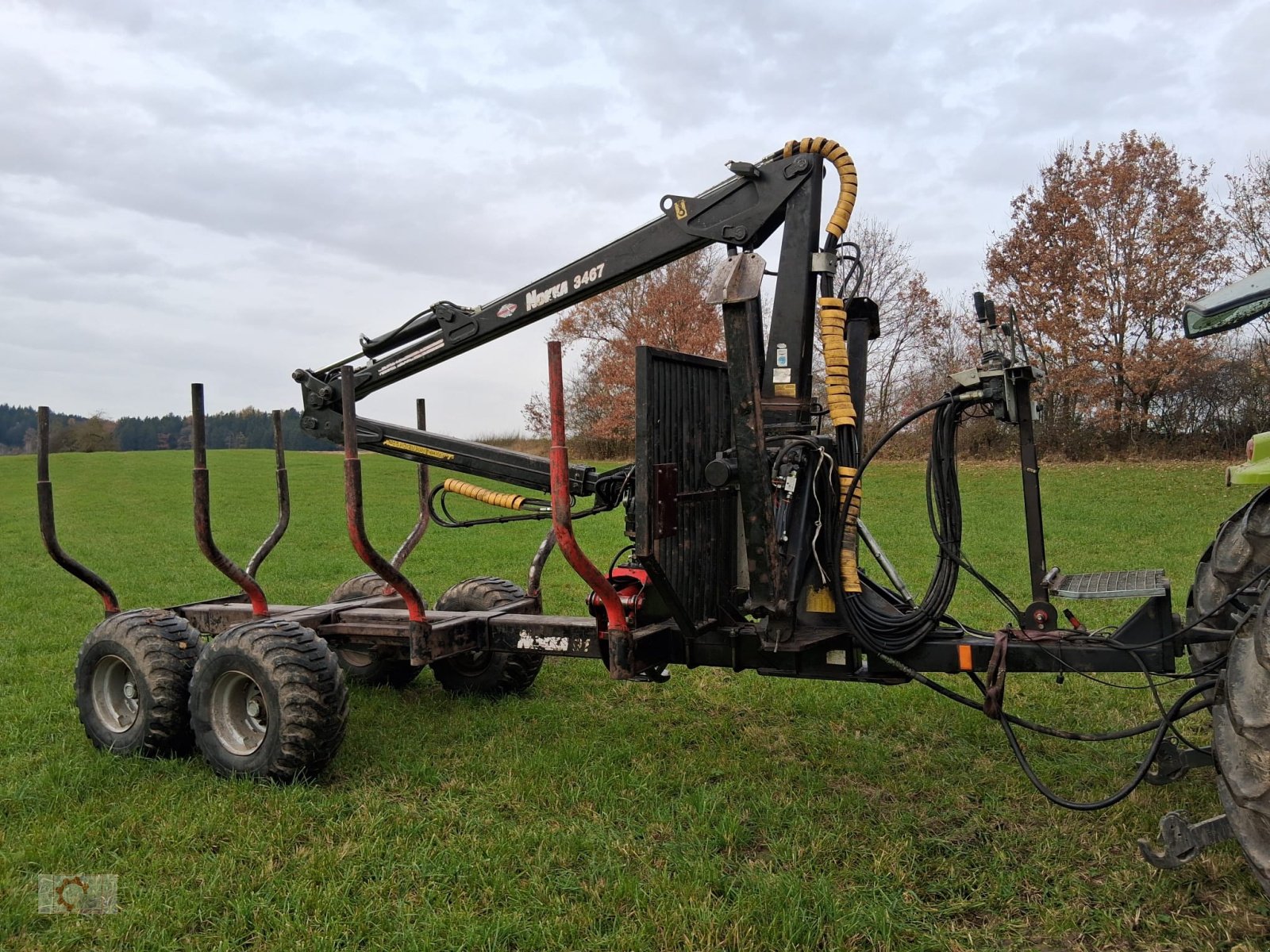 Rückewagen & Rückeanhänger типа Nokka MV 91 Rückewagen HK 3467 Kran Eigenölversorgung, Gebrauchtmaschine в Tiefenbach (Фотография 11)