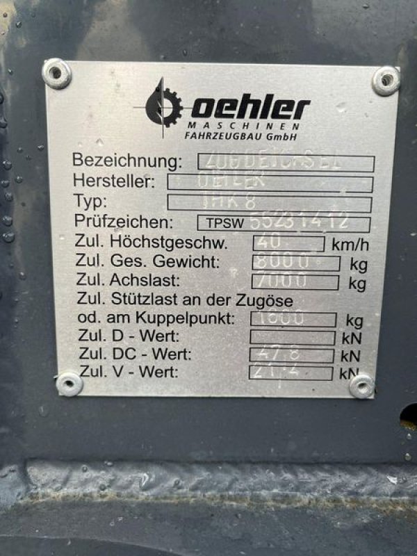 Rückewagen & Rückeanhänger des Typs Oehler OL THK 90 P MIT PL 6700SG/P, Neumaschine in Hollfeld (Bild 8)