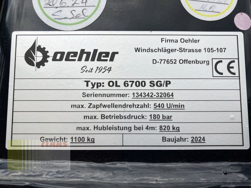 Rückewagen & Rückeanhänger типа Oehler OL THK 90 P + OL 6700 SG/P, Neumaschine в Cham (Фотография 19)