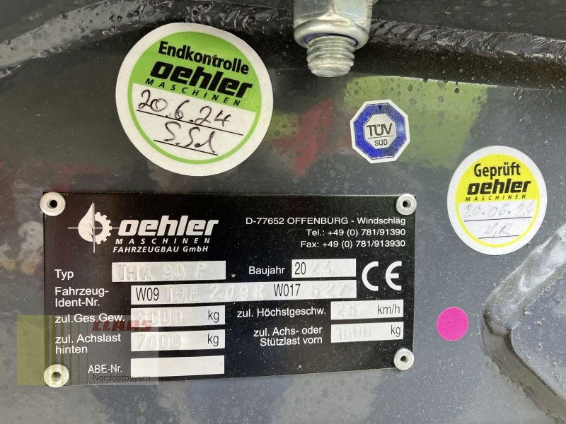 Rückewagen & Rückeanhänger типа Oehler OL THK 90 P + OL 6700 SG/P, Neumaschine в Cham (Фотография 18)