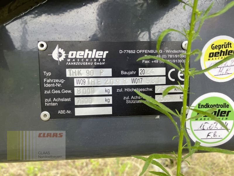 Rückewagen & Rückeanhänger типа Oehler OL THK 90 P + OL 6850 SG/P, Neumaschine в Bad Abbach (Фотография 16)