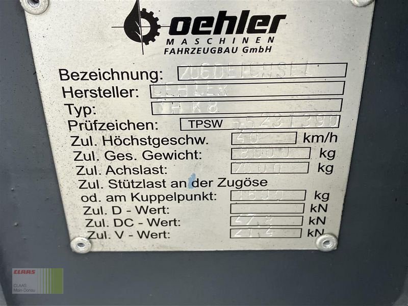 Rückewagen & Rückeanhänger des Typs Oehler OL THK 90 P, Neumaschine in Aurach (Bild 11)
