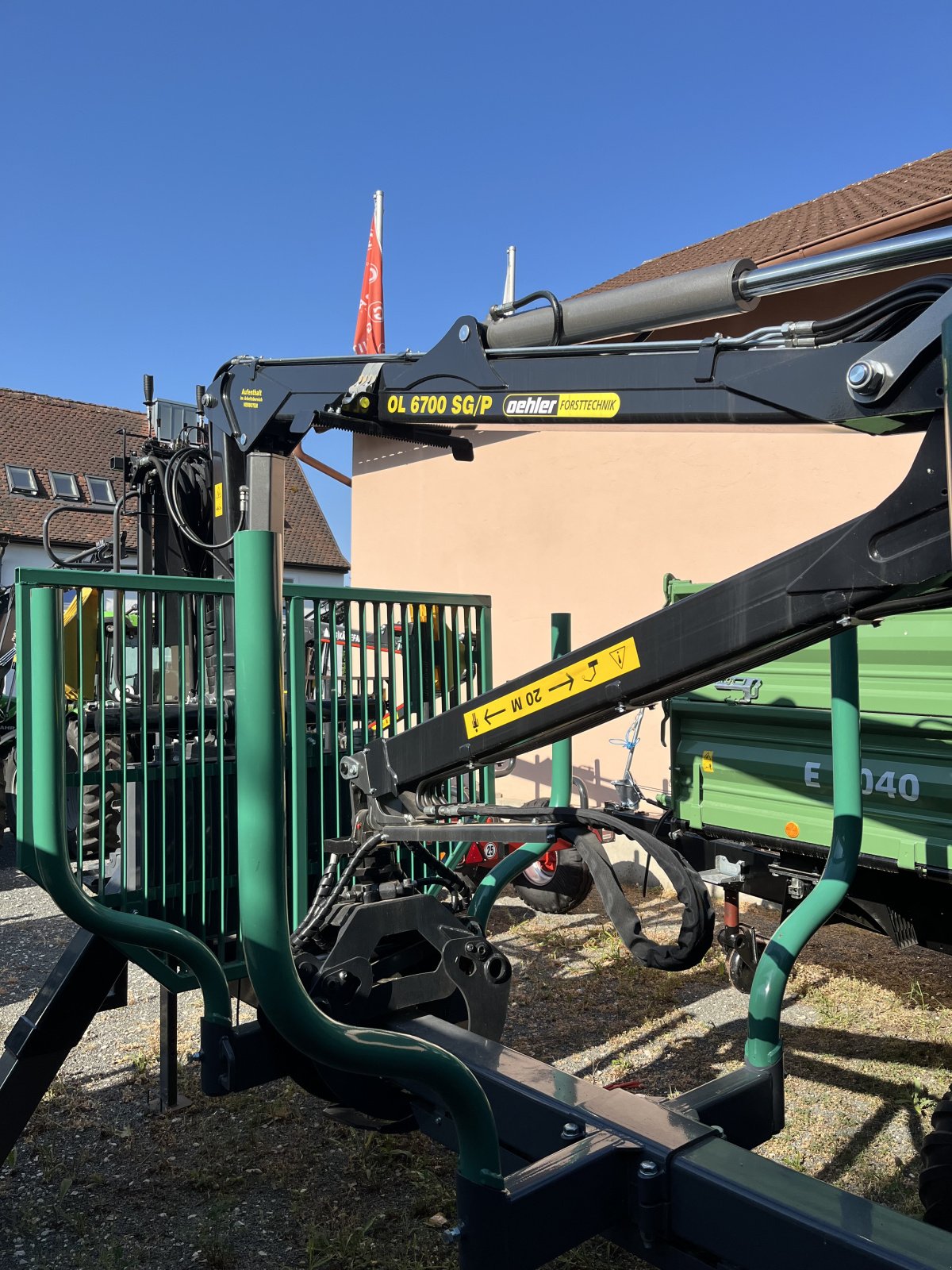 Rückewagen & Rückeanhänger a típus Oehler OL THK 90 P, Neumaschine ekkor: Hagenbüchach (Kép 4)