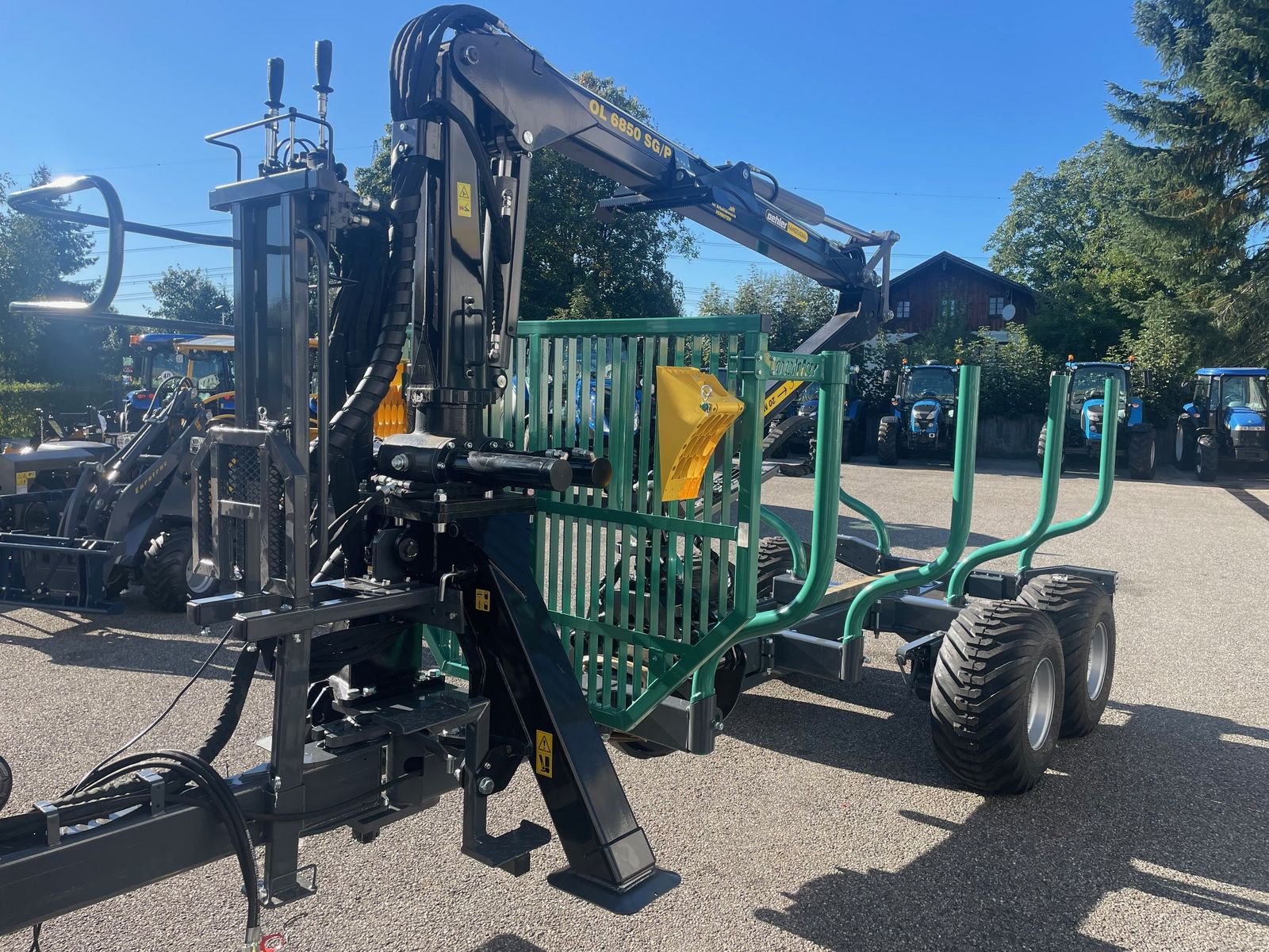 Rückewagen & Rückeanhänger типа Oehler THK 90 P + OL 6850 SG/P, Gebrauchtmaschine в Burgkirchen (Фотография 1)