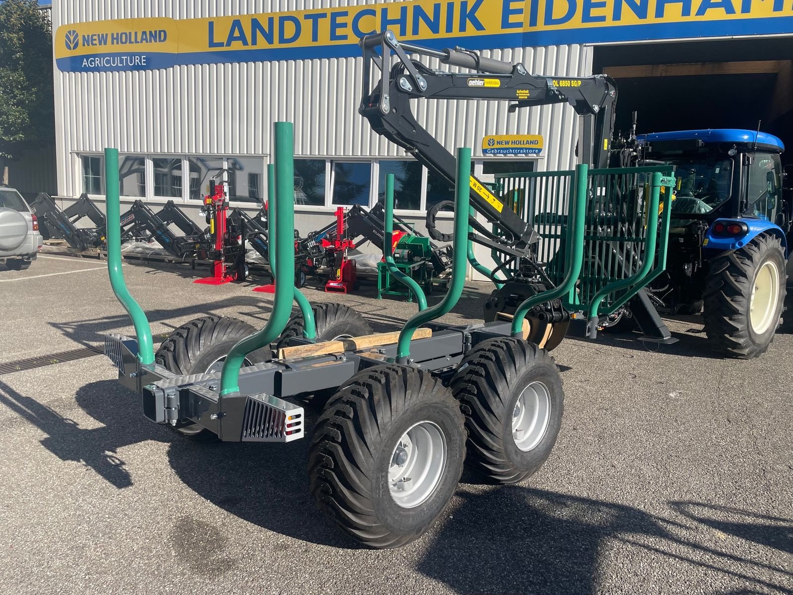 Rückewagen & Rückeanhänger типа Oehler THK 90 P + OL 6850 SG/P, Gebrauchtmaschine в Burgkirchen (Фотография 4)