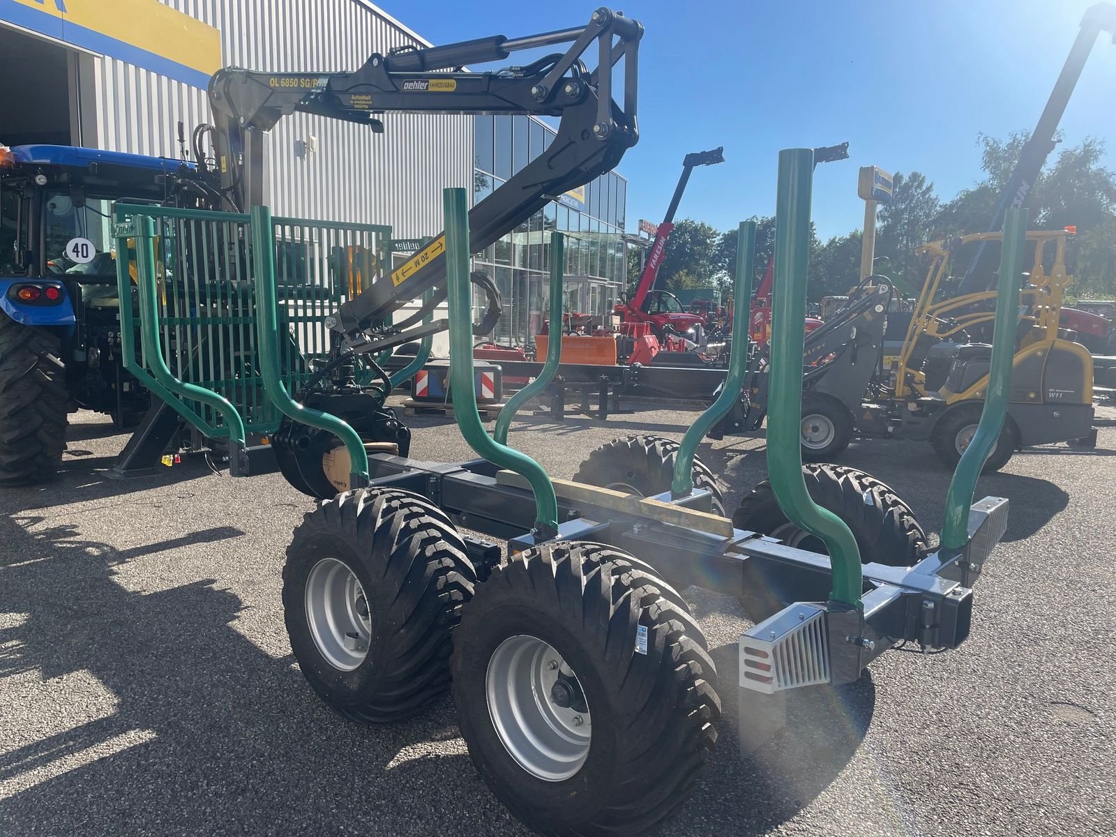 Rückewagen & Rückeanhänger типа Oehler THK 90 P + OL 6850 SG/P, Gebrauchtmaschine в Burgkirchen (Фотография 5)