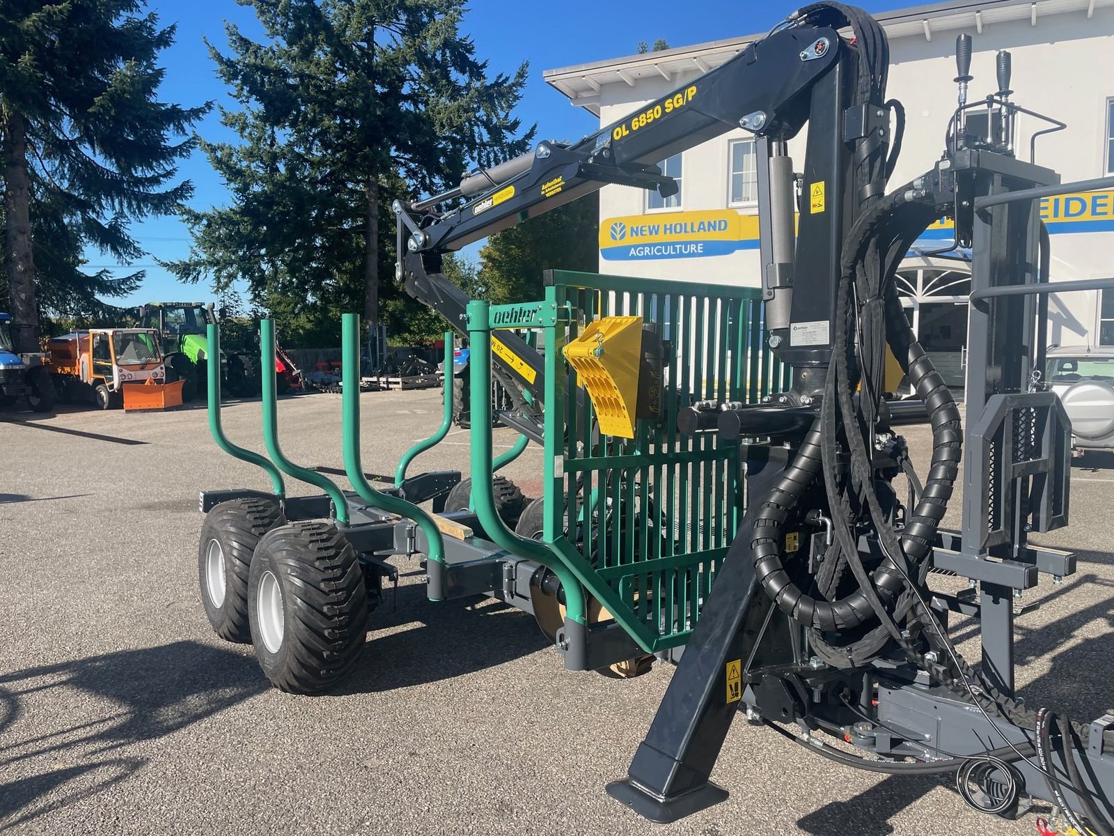 Rückewagen & Rückeanhänger типа Oehler THK 90 P + OL 6850 SG/P, Gebrauchtmaschine в Burgkirchen (Фотография 2)