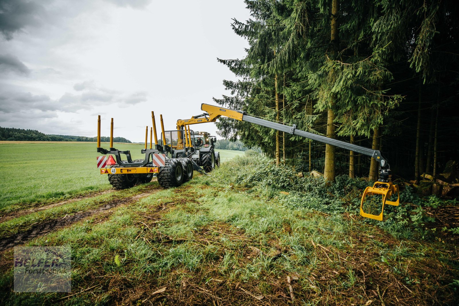 Rückewagen & Rückeanhänger des Typs Oniar 342, Neumaschine in Altomünster (Bild 7)
