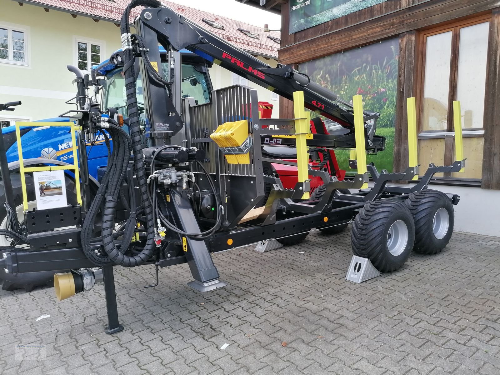 Rückewagen & Rückeanhänger a típus Palms 10,20D, FK 4.71, Neumaschine ekkor: Obing (Kép 1)