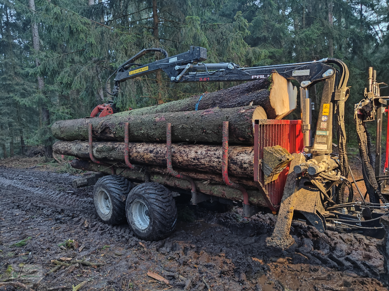 Rückewagen & Rückeanhänger of the type Palms 10/700, Neumaschine in Wildenberg (Picture 1)