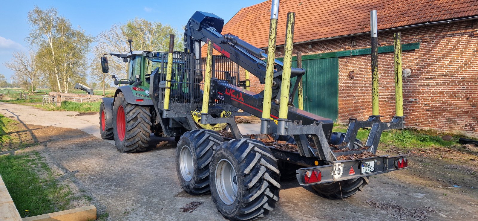 Rückewagen & Rückeanhänger Türe ait Palms 12 U, Gebrauchtmaschine içinde Ovelgönne (resim 2)