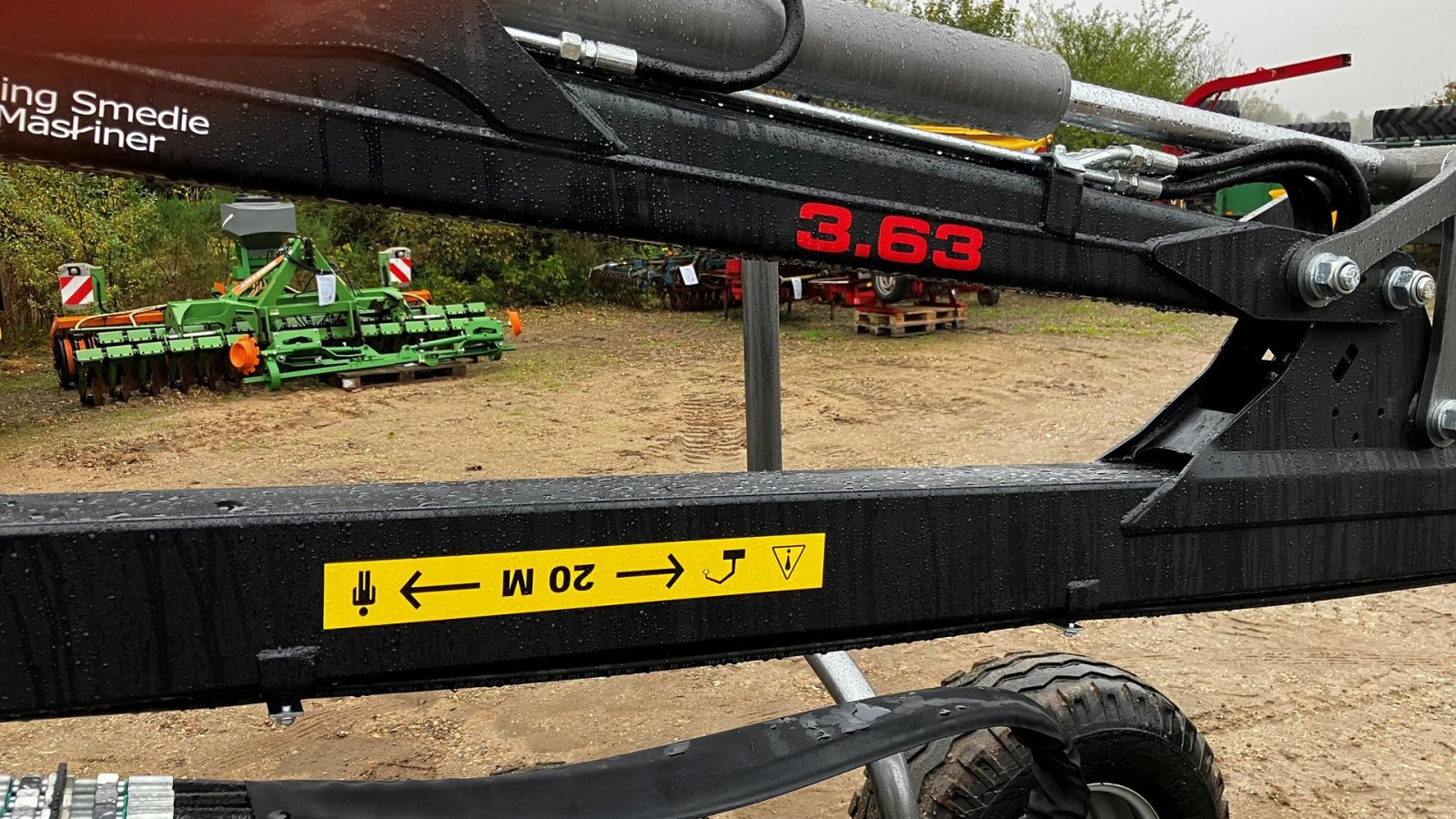 Rückewagen & Rückeanhänger Türe ait Palms 3,63/6S, Gebrauchtmaschine içinde Bredsten (resim 4)