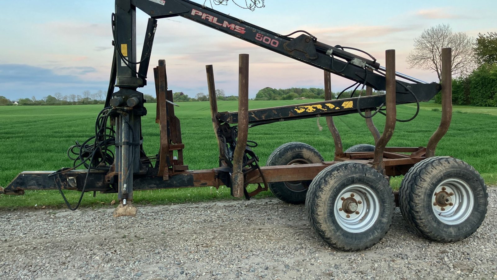 Rückewagen & Rückeanhänger tipa Palms 7 t skovvogn med 5 m kran, Gebrauchtmaschine u Fredericia (Slika 1)