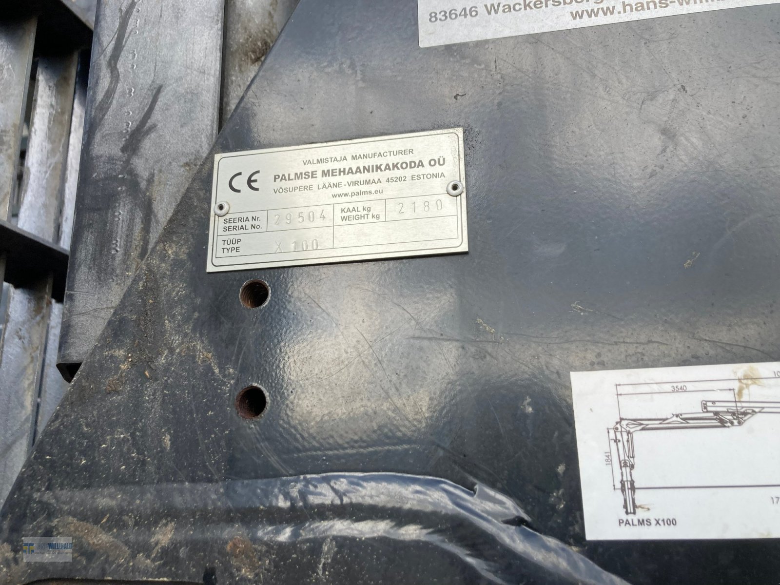 Rückewagen & Rückeanhänger типа Palms FA 15,30 mit X 100, Gebrauchtmaschine в Wackersberg (Фотография 12)