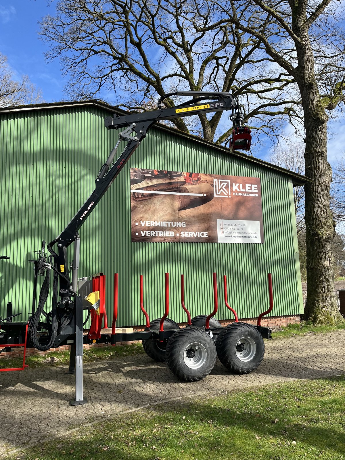 Rückewagen & Rückeanhänger Türe ait Palms FA 3.63 / 7,70 S, Neumaschine içinde Scheeßel (resim 3)