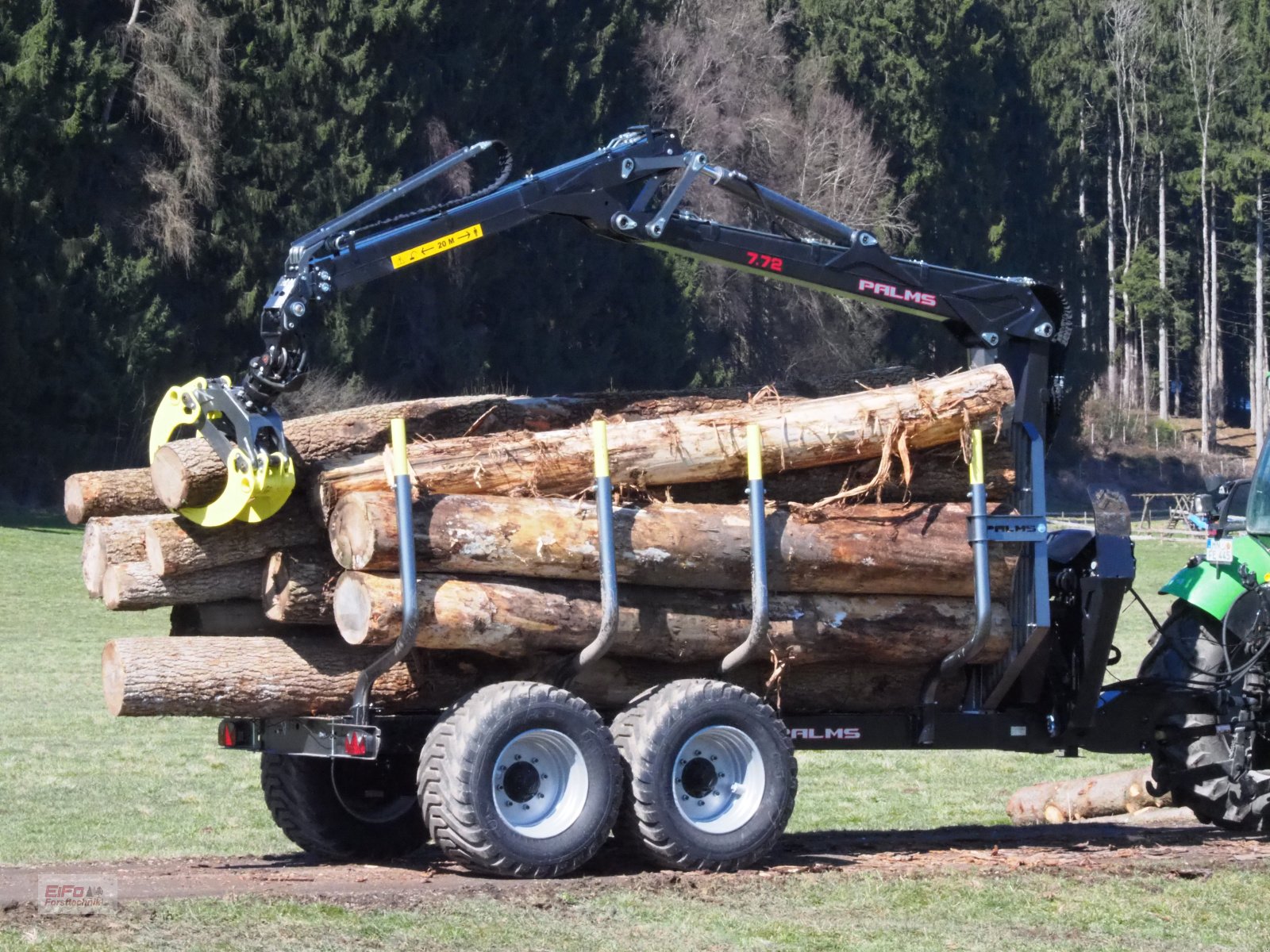 Rückewagen & Rückeanhänger des Typs Palms FA 7.72/14,50D, Neumaschine in Bad Grönenbach (Bild 1)