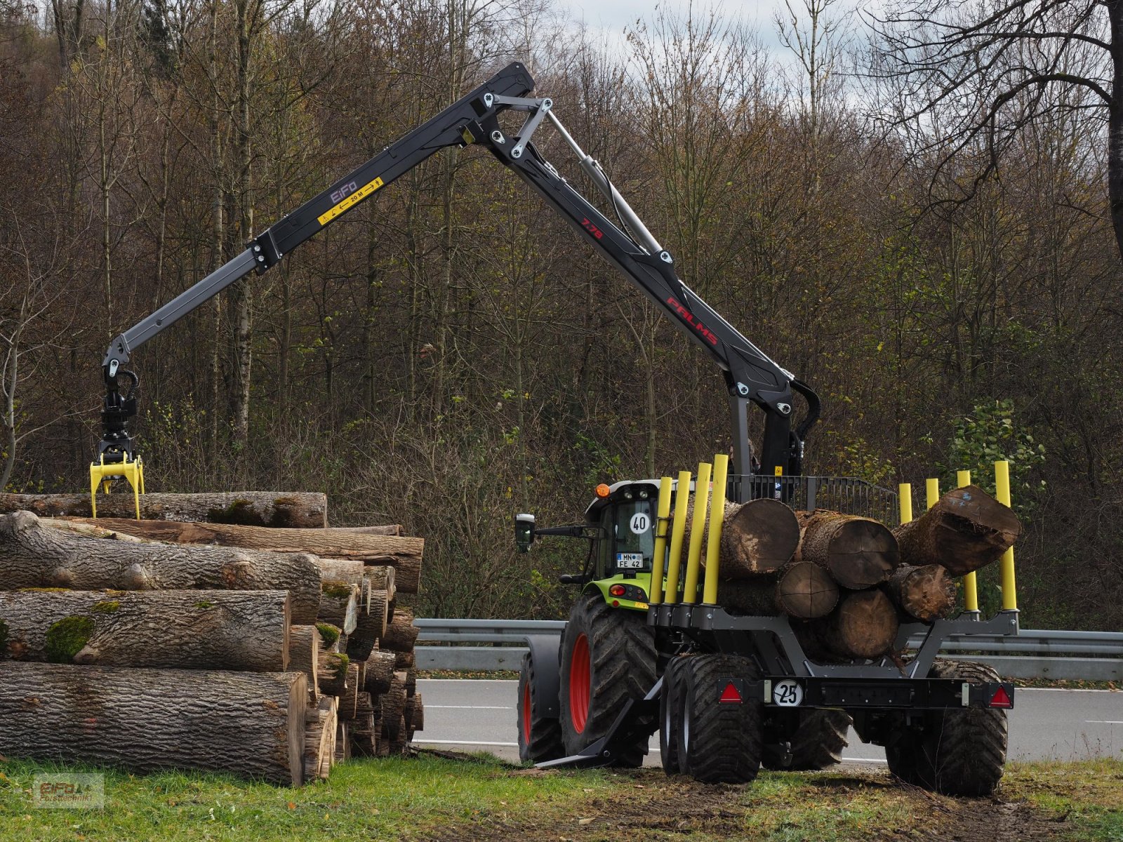 Rückewagen & Rückeanhänger tipa Palms FA 7.78/12,20U, Neumaschine u Bad Grönenbach (Slika 3)