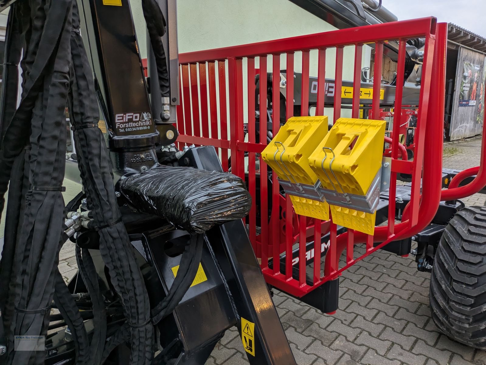 Rückewagen & Rückeanhänger van het type Palms Forstanhänger 7,70, Neumaschine in Obing (Foto 4)