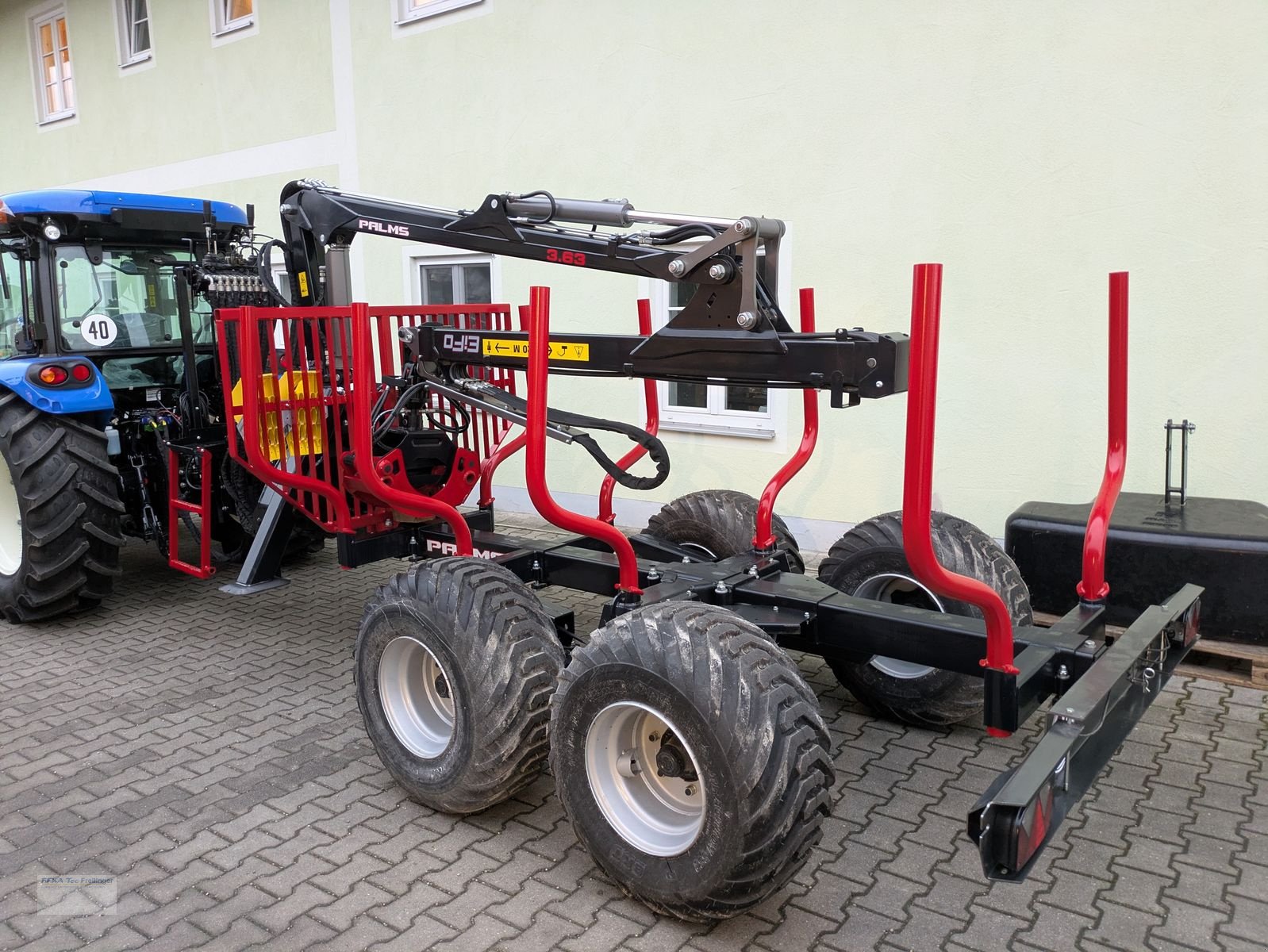 Rückewagen & Rückeanhänger van het type Palms Forstanhänger 7,70, Neumaschine in Obing (Foto 2)