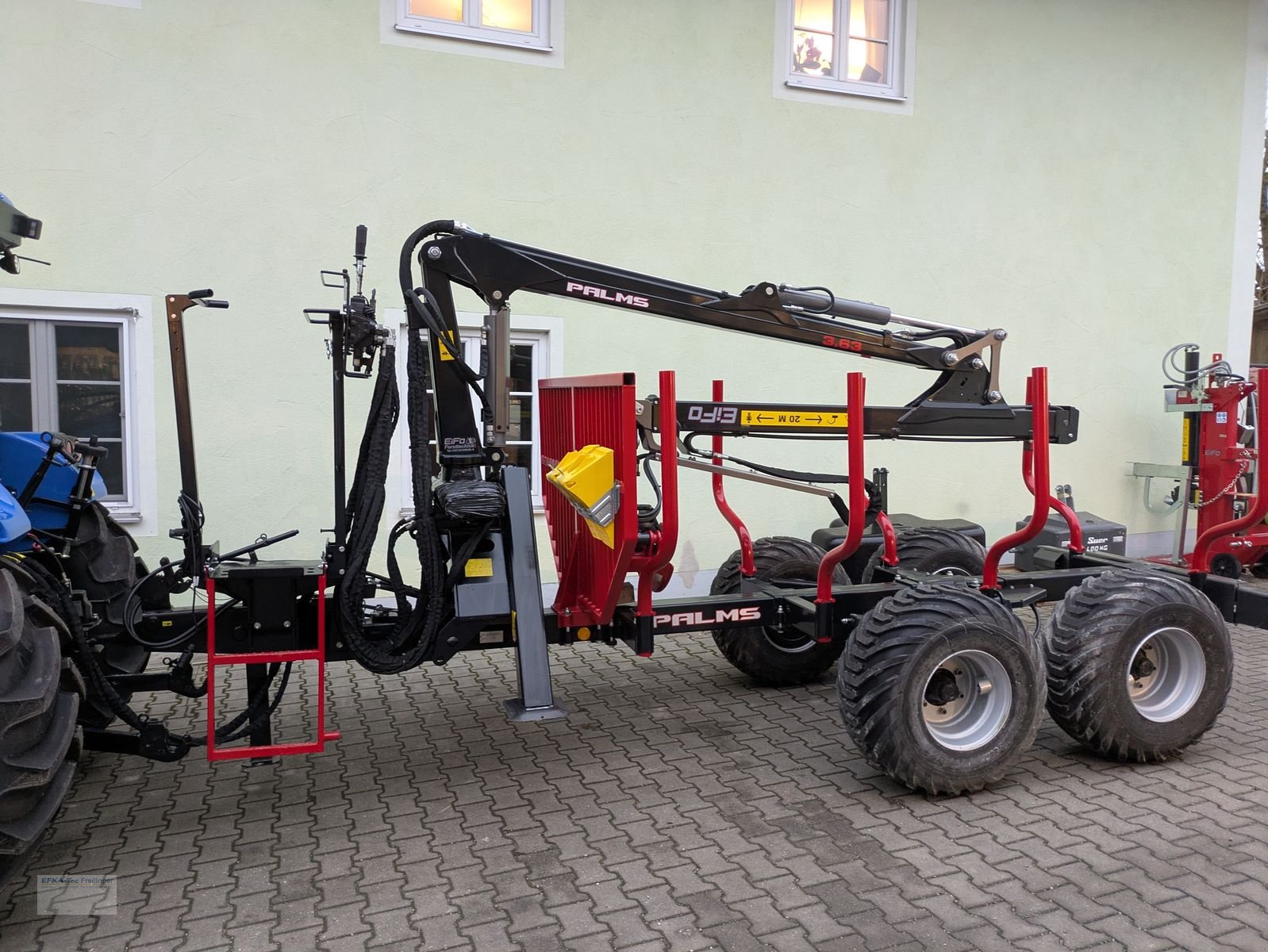 Rückewagen & Rückeanhänger van het type Palms Forstanhänger 7,70, Neumaschine in Obing (Foto 1)