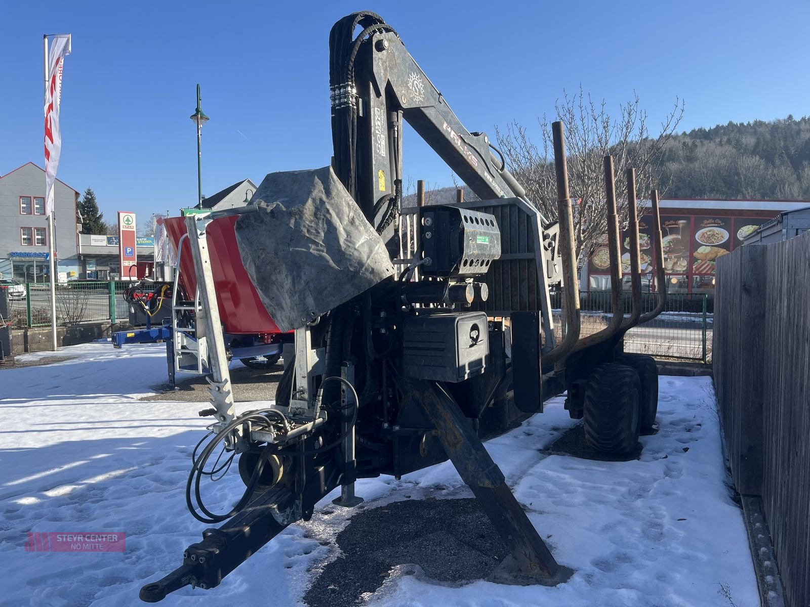 Rückewagen & Rückeanhänger of the type Palms Forstanhänger mit Forstkran 840, Gebrauchtmaschine in St. Pölten (Picture 1)