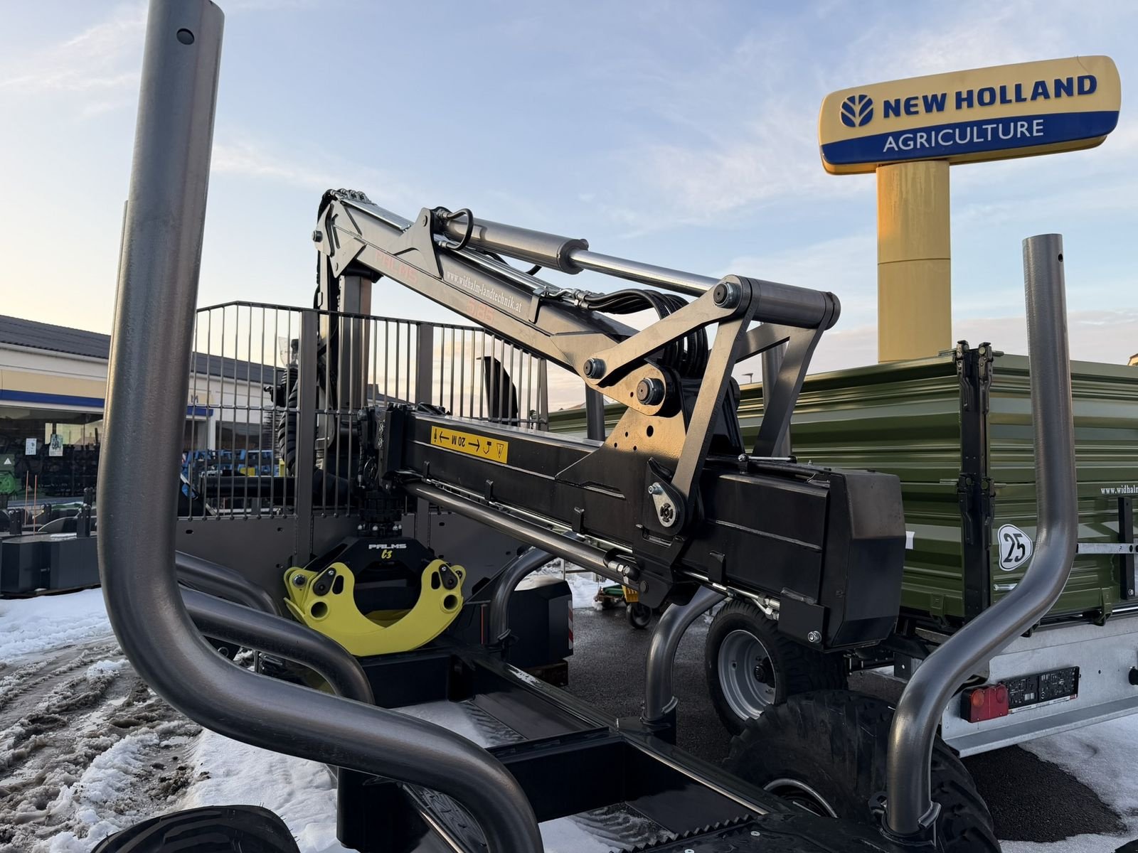 Rückewagen & Rückeanhänger Türe ait Palms H10D mit K5.85, Neumaschine içinde Göpfritz (resim 10)