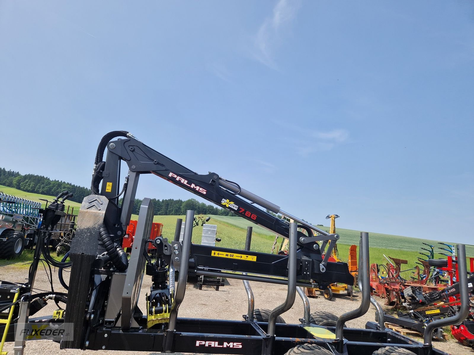 Rückewagen & Rückeanhänger of the type Palms H10D mit Kran K7.86, Gebrauchtmaschine in Pattigham (Picture 3)