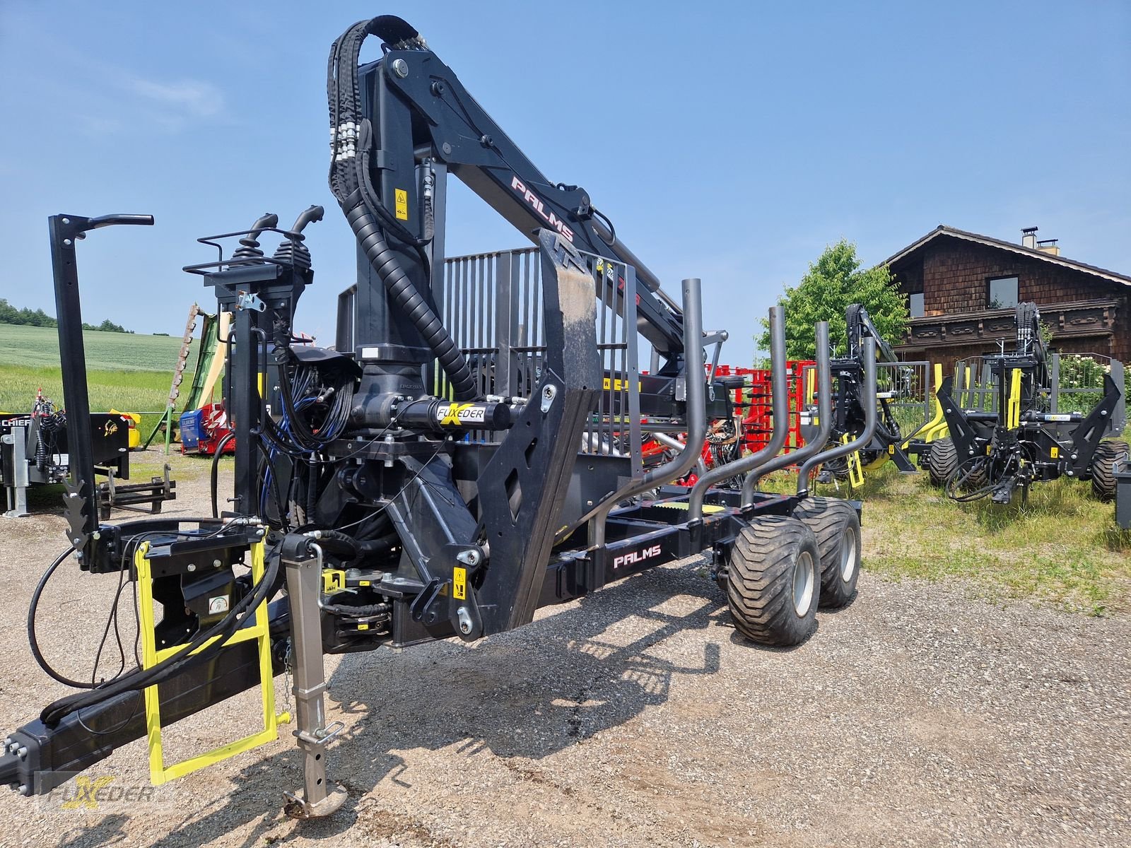 Rückewagen & Rückeanhänger of the type Palms H10D mit Kran K7.86, Gebrauchtmaschine in Pattigham (Picture 2)