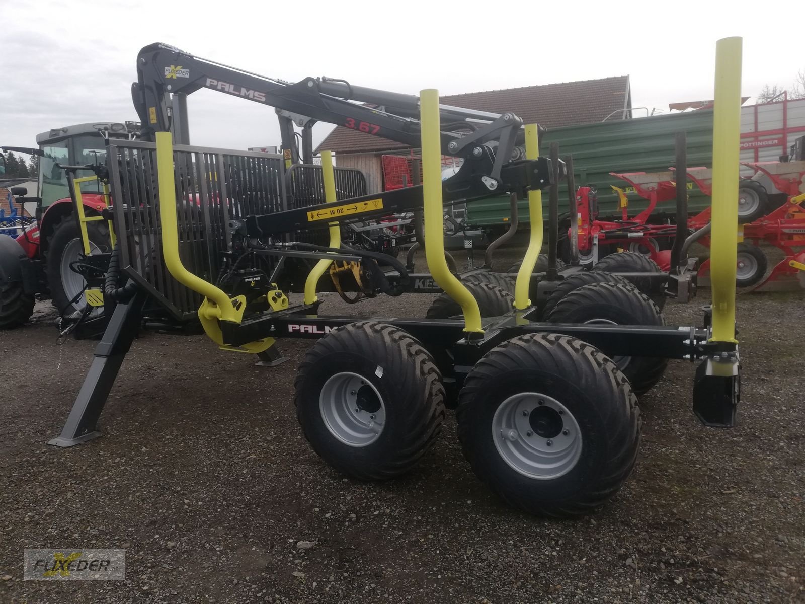 Rückewagen & Rückeanhänger a típus Palms H8SX mit Kran K 3.67, Neumaschine ekkor: Pattigham (Kép 7)