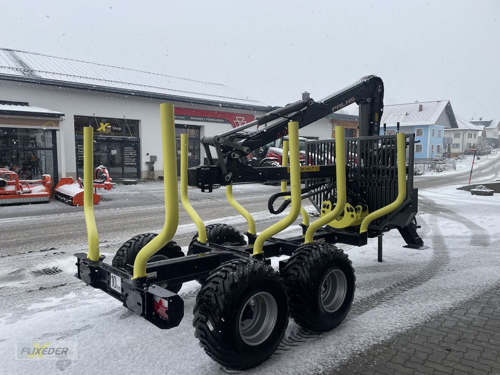 Rückewagen & Rückeanhänger Türe ait Palms H8SX mit Kran4.71, Vorführmaschine içinde Pattigham (resim 3)