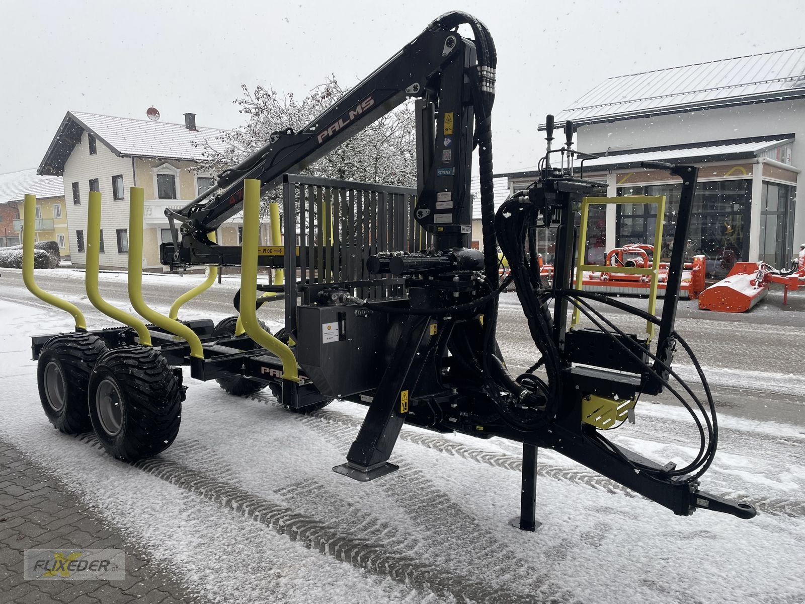 Rückewagen & Rückeanhänger Türe ait Palms H8SX mit Kran4.71, Vorführmaschine içinde Pattigham (resim 4)