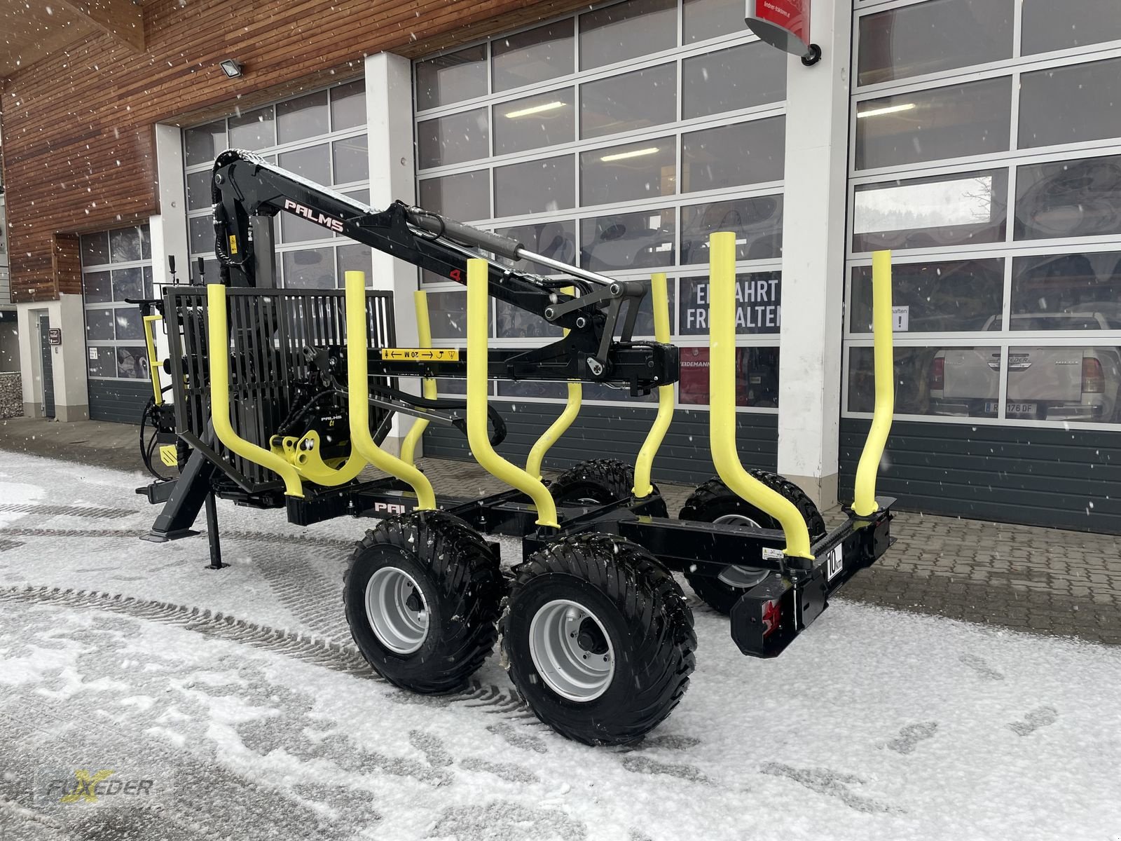 Rückewagen & Rückeanhänger Türe ait Palms H8SX mit Kran4.71, Vorführmaschine içinde Pattigham (resim 2)