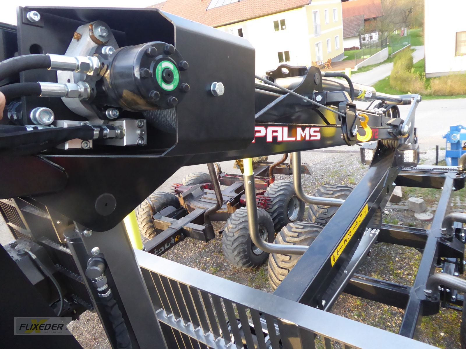 Rückewagen & Rückeanhänger Türe ait Palms H8SX mit Kran4.71, Vorführmaschine içinde Pattigham (resim 14)