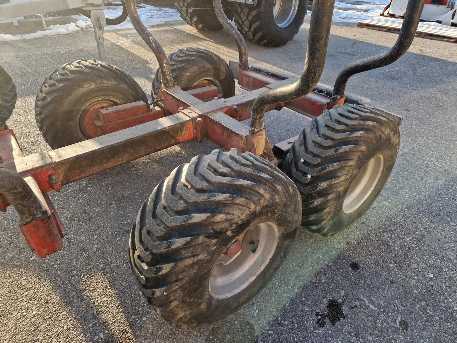 Rückewagen & Rückeanhänger du type Patu PATU Kran 595 mit 8 Tonnen Anhänger, Gebrauchtmaschine en Grünbach (Photo 5)