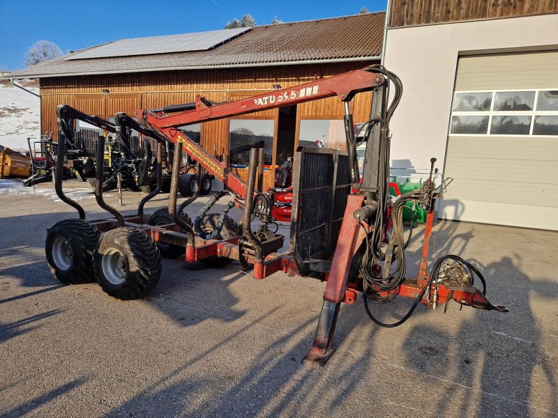 Rückewagen & Rückeanhänger des Typs Patu PATU Kran 595 mit 8 Tonnen Anhänger, Gebrauchtmaschine in Grünbach