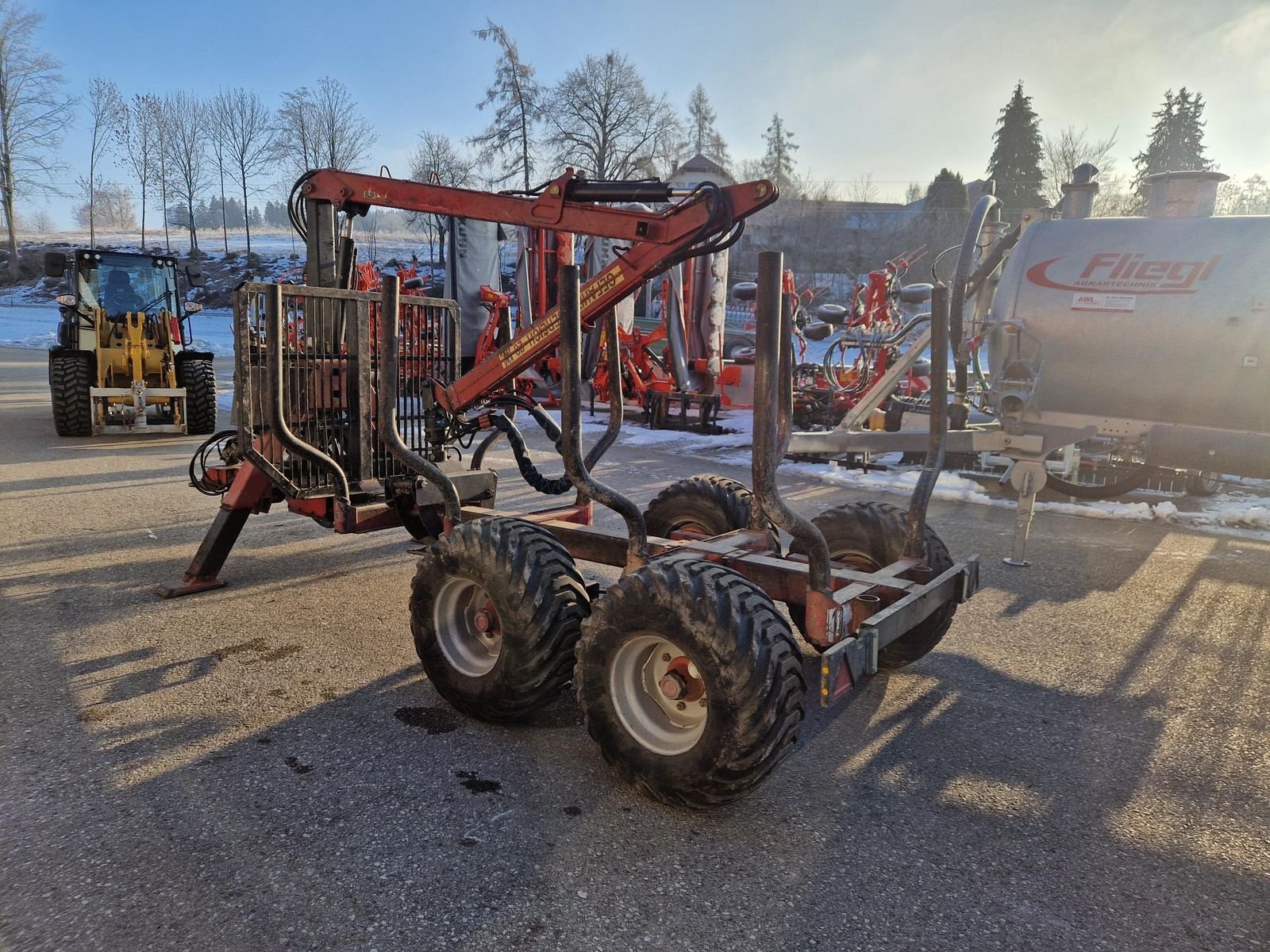 Rückewagen & Rückeanhänger du type Patu PATU Kran 595 mit 8 Tonnen Anhänger, Gebrauchtmaschine en Grünbach (Photo 6)