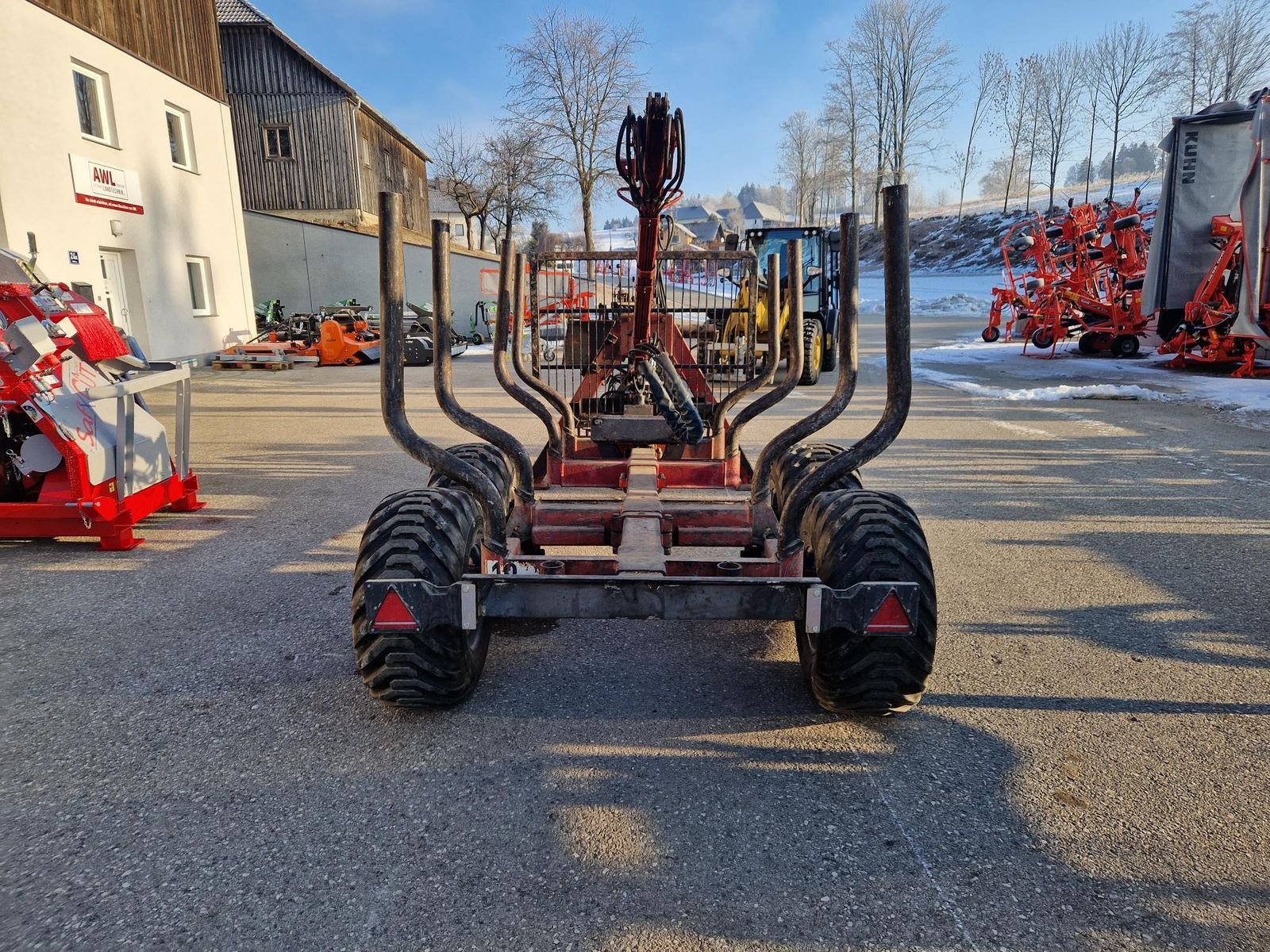 Rückewagen & Rückeanhänger du type Patu PATU Kran 595 mit 8 Tonnen Anhänger, Gebrauchtmaschine en Grünbach (Photo 7)