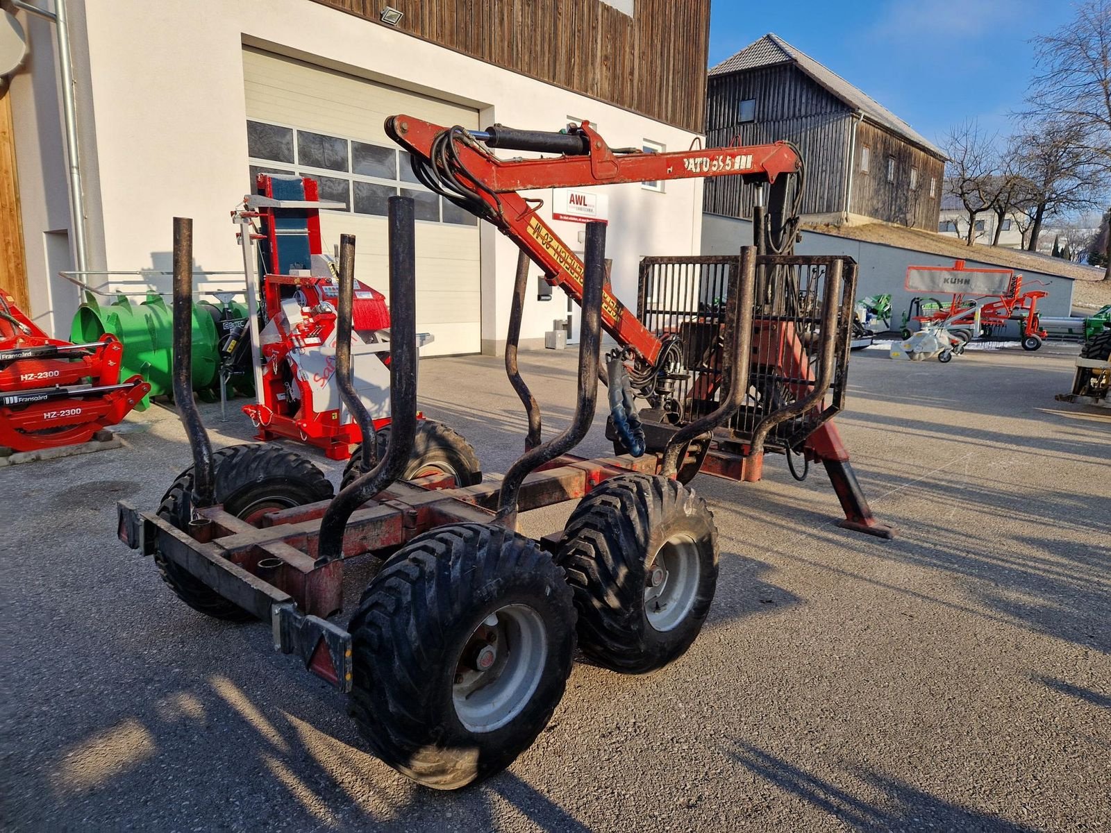 Rückewagen & Rückeanhänger du type Patu PATU Kran 595 mit 8 Tonnen Anhänger, Gebrauchtmaschine en Grünbach (Photo 8)
