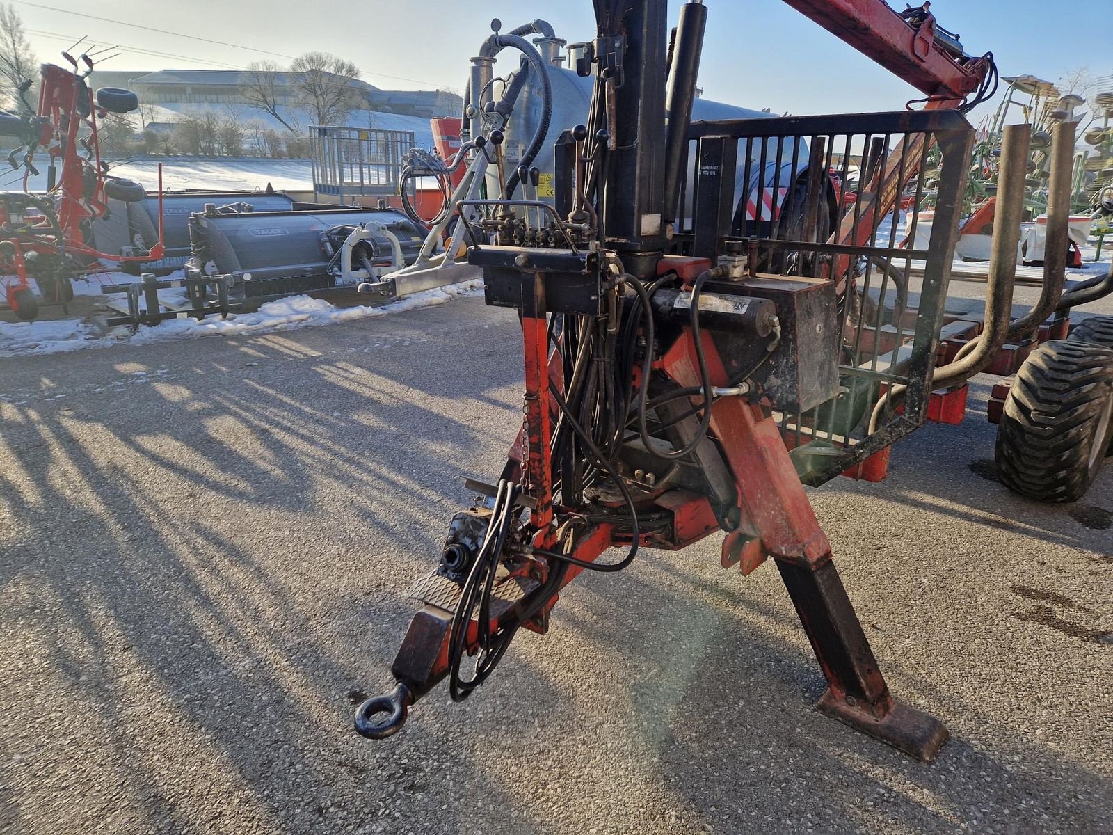 Rückewagen & Rückeanhänger du type Patu PATU Kran 595 mit 8 Tonnen Anhänger, Gebrauchtmaschine en Grünbach (Photo 2)