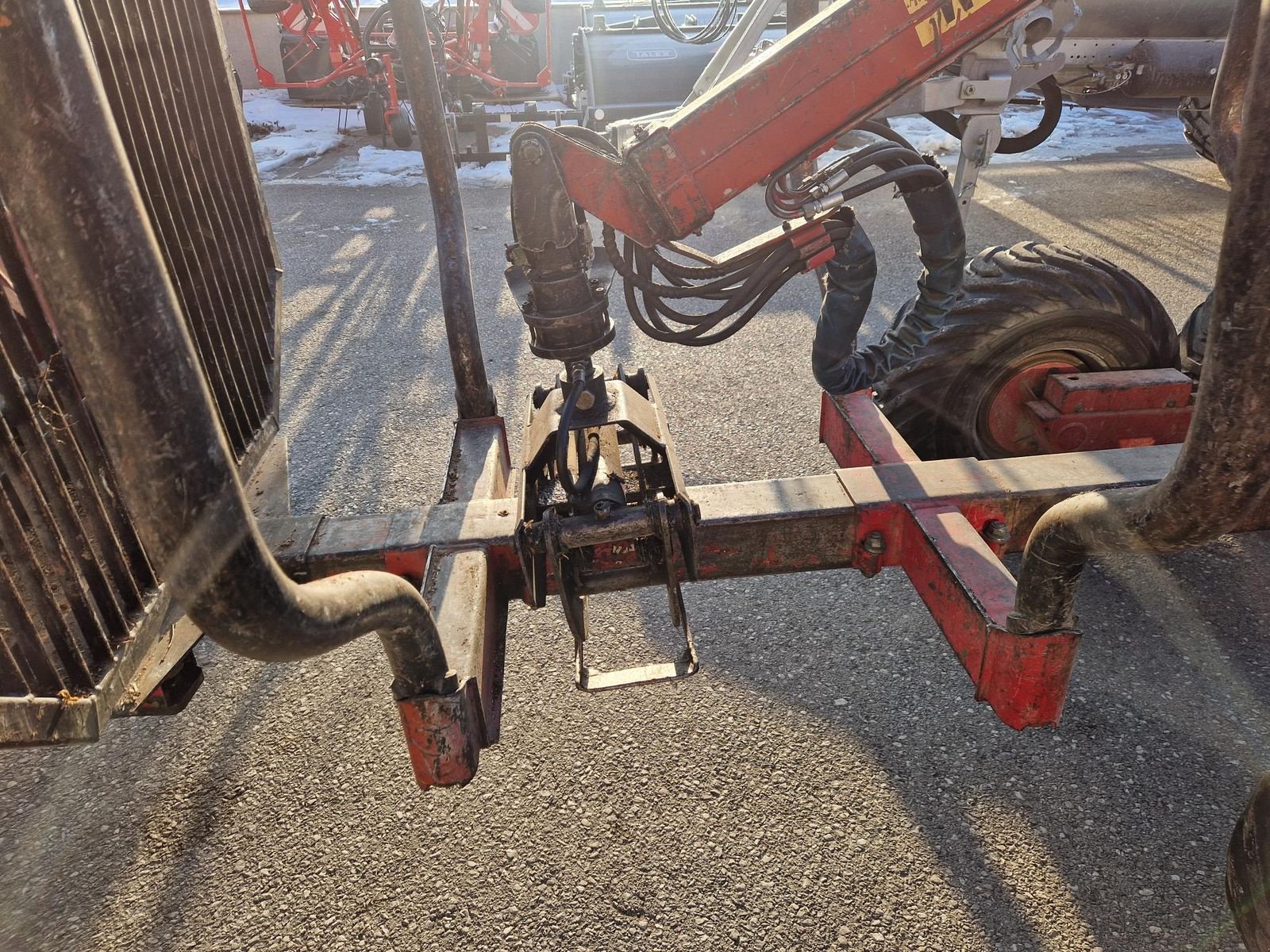 Rückewagen & Rückeanhänger du type Patu PATU Kran 595 mit 8 Tonnen Anhänger, Gebrauchtmaschine en Grünbach (Photo 4)