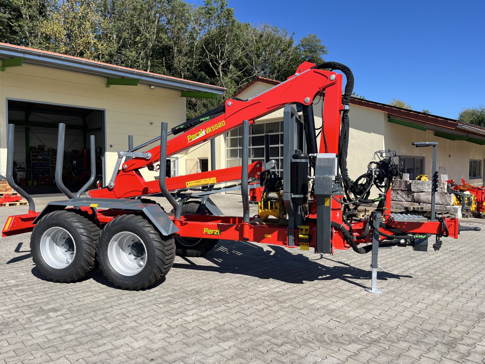 Rückewagen & Rückeanhänger typu Perzl Rückewagen 13t (PRW 13-4) mit Kranfunkwinde, Neumaschine v Isen (Obrázek 3)