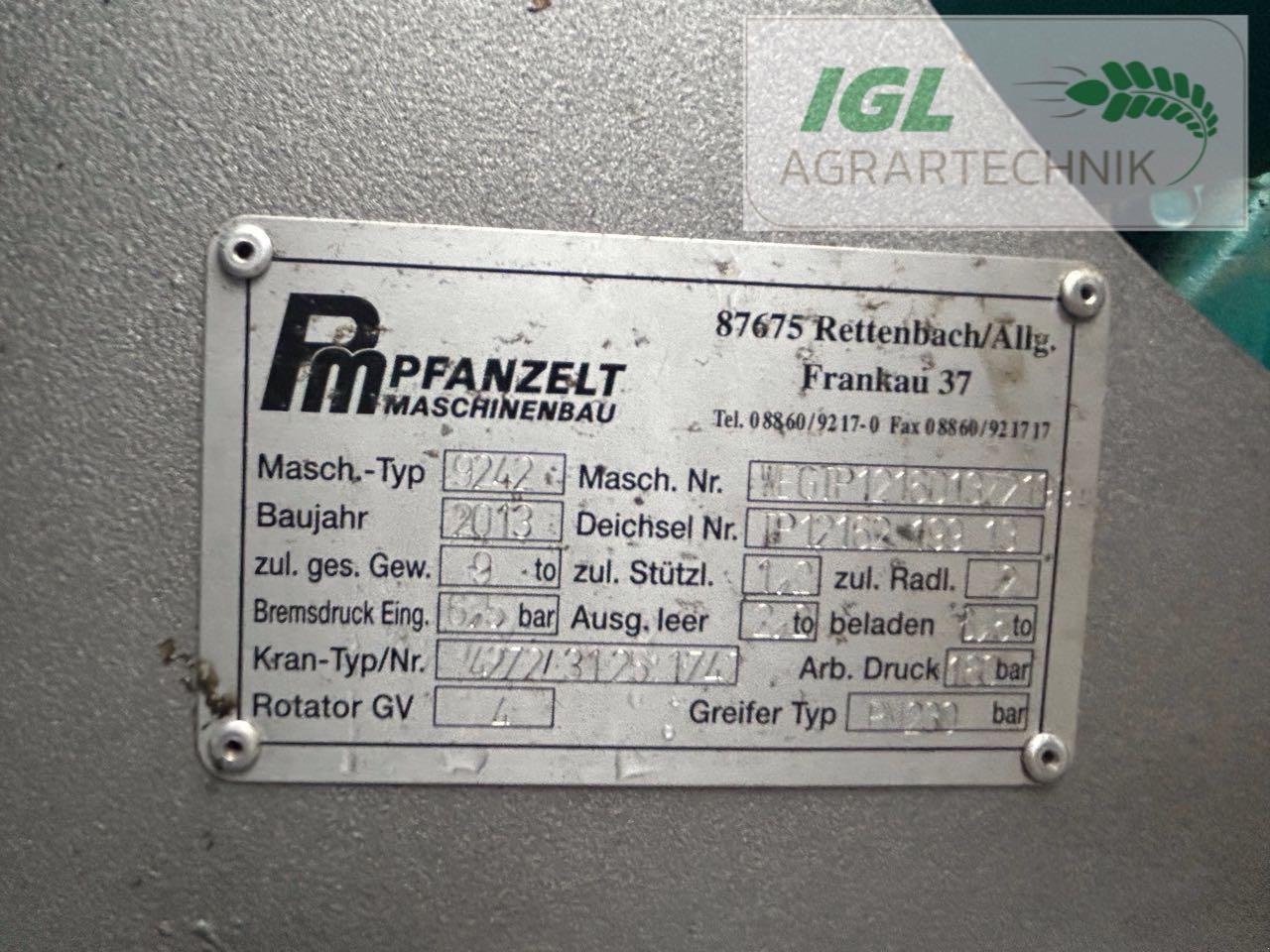 Rückewagen & Rückeanhänger типа Pfanzelt 9242  &  4272, Gebrauchtmaschine в Nabburg (Фотография 16)