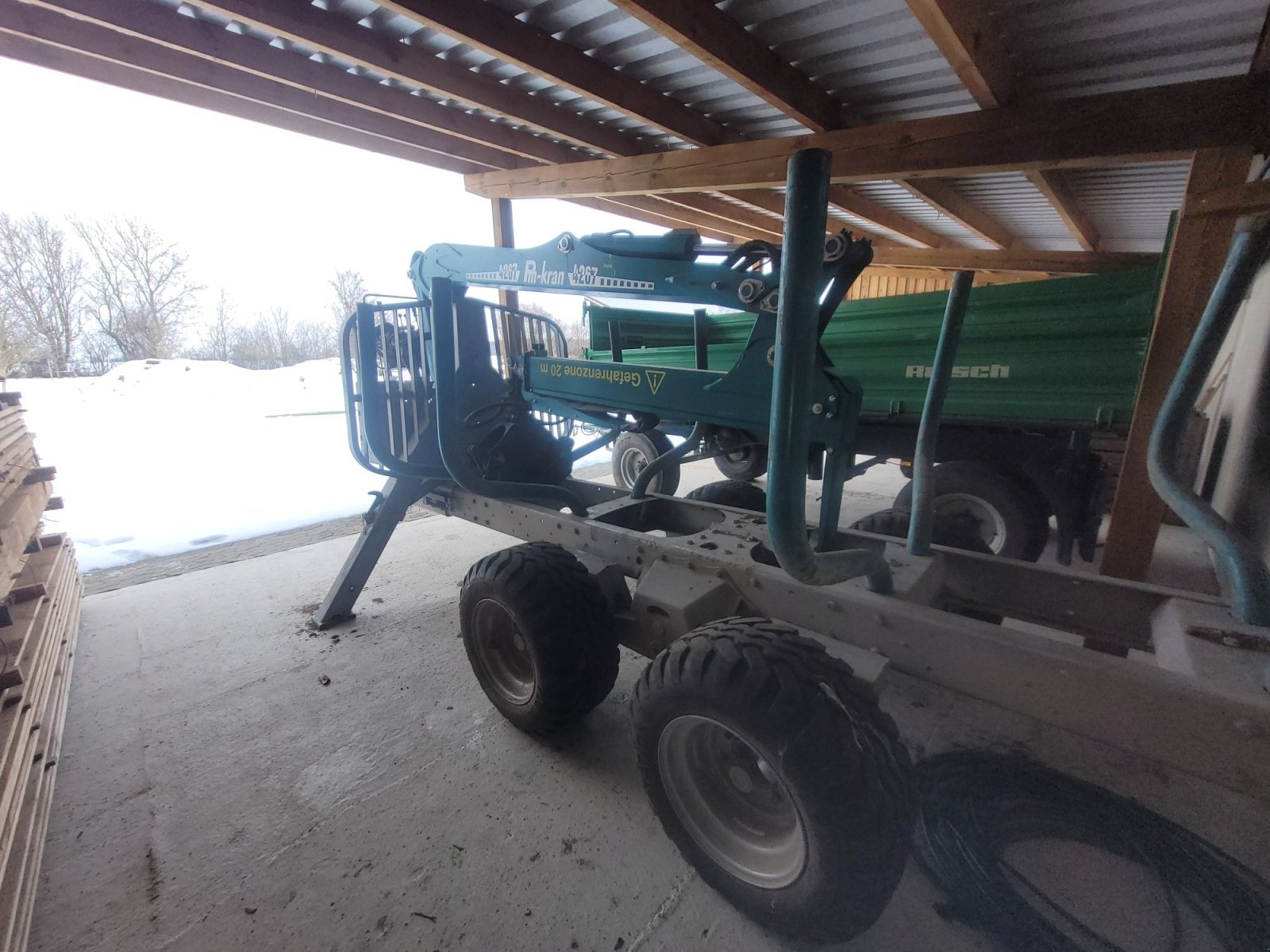 Rückewagen & Rückeanhänger типа Pfanzelt S-Line, Gebrauchtmaschine в Langenzenn (Фотография 3)