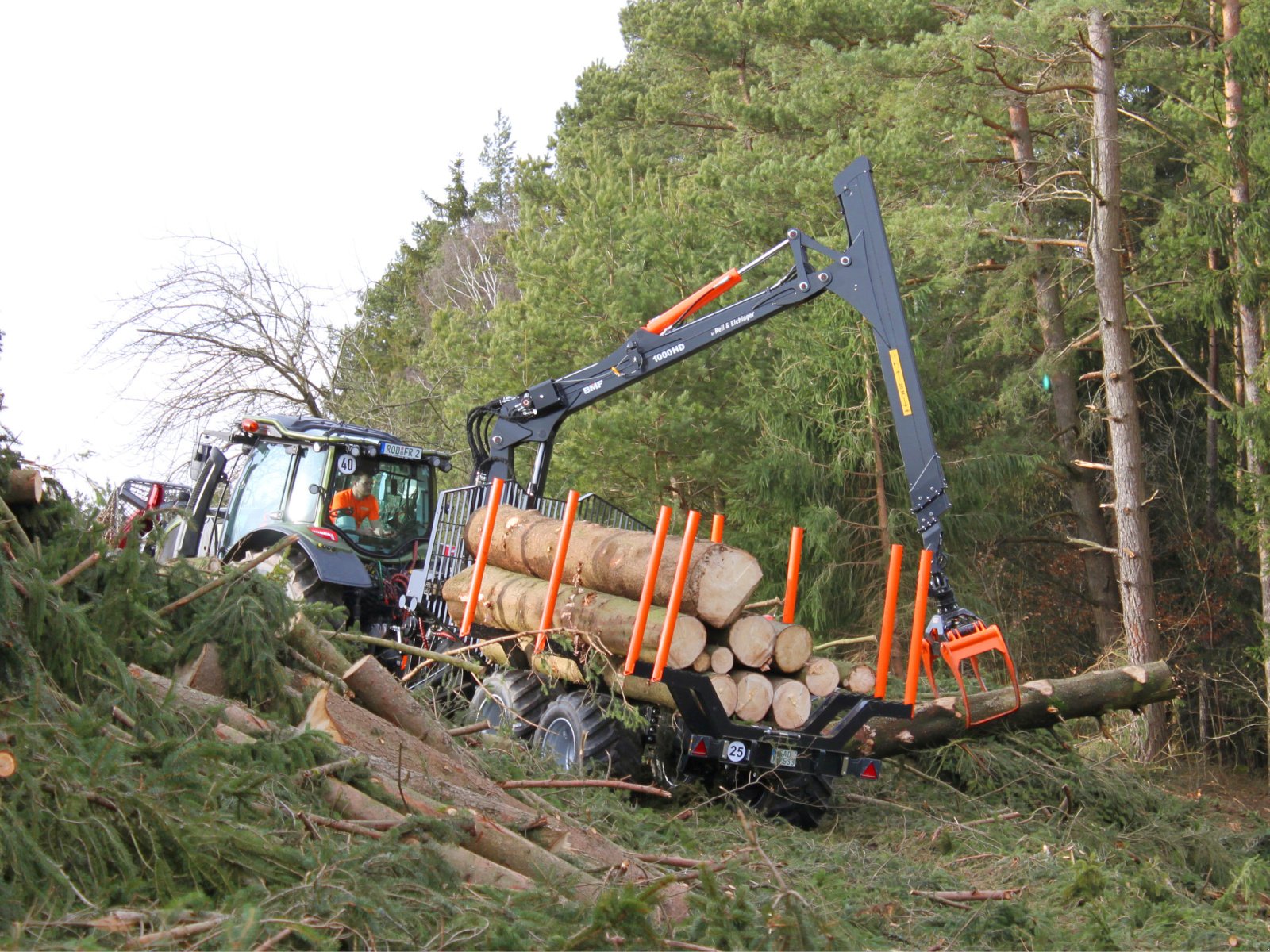 Rückewagen & Rückeanhänger des Typs Reil & Eichinger BMF 18T1/1000 PRO, Neumaschine in Nittenau (Bild 21)