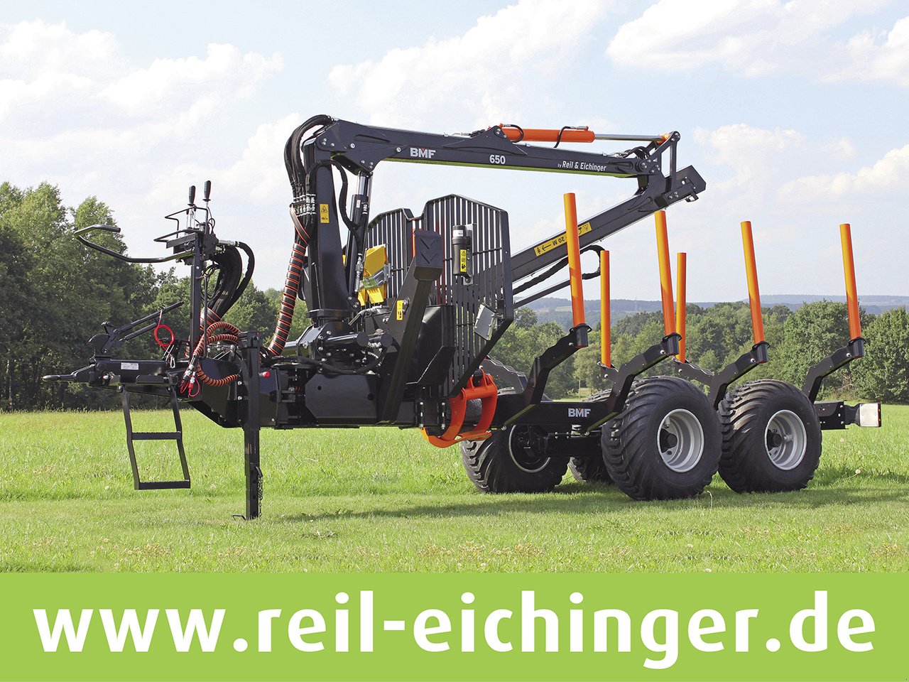 Rückewagen & Rückeanhänger del tipo Reil & Eichinger BMF 8T1/650 PRO, Neumaschine en Nittenau (Imagen 1)