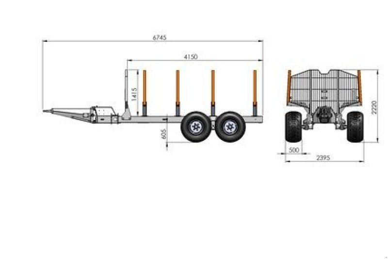 Rückewagen & Rückeanhänger typu Reil & Eichinger BMF12T2/750 PRO, Neumaschine v Nittenau (Obrázek 18)
