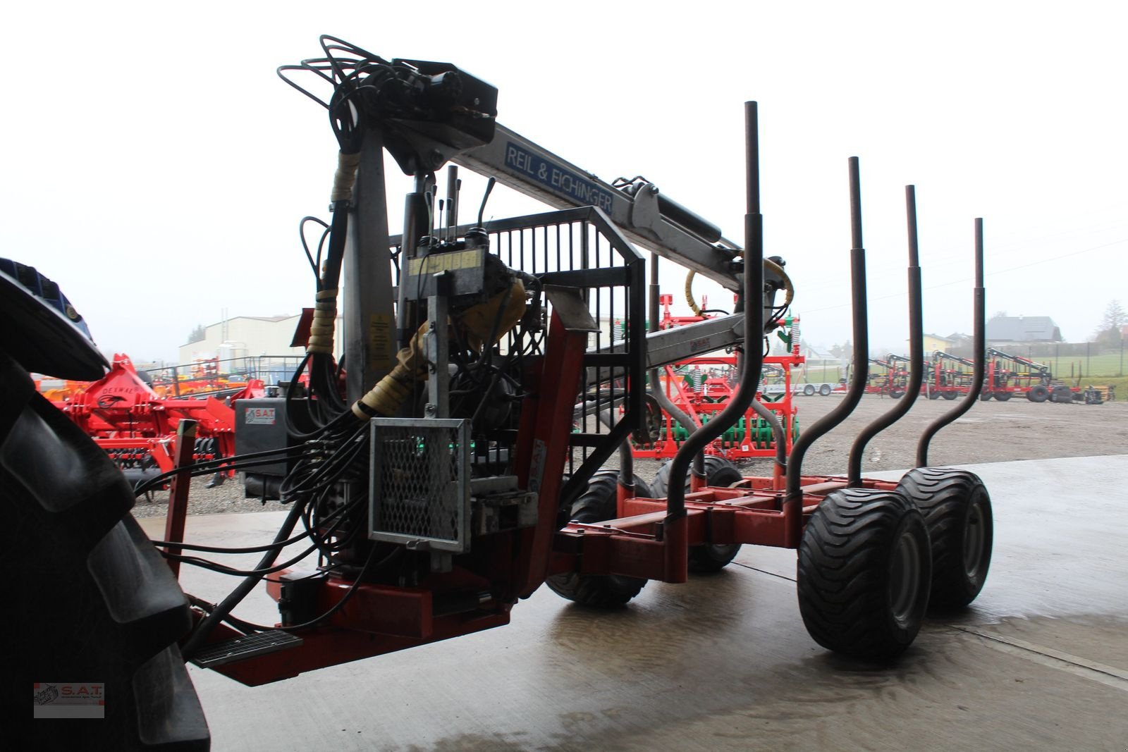Rückewagen & Rückeanhänger des Typs Reil & Eichinger Rückewagen RE10 mit Kran RE6700, Gebrauchtmaschine in Eberschwang (Bild 2)